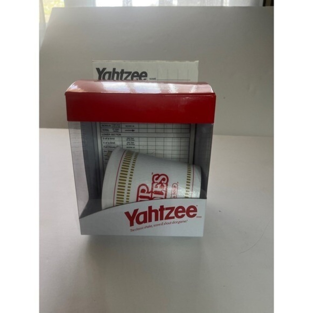 Yahtzee Cup Noodles Edition Dice Game Collectible USAopoly